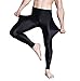 Lynddora Men's Active Fitness Leggings Running Tights Yoga Pants Swim Bottom UV Sun Protection