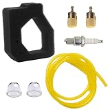 HIFROM Replace Air Filter Fuel Filter Line Primer Bulb Splar Plug for Honda GX25 GX25N GX25NT FG110 FG110K1 Engine Tiller Part 17211-Z0H-800