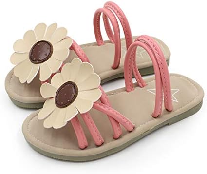 サンダル 子供 女の子 ガールズ キッズ スリッパ ストラップ 花柄 お嬢様 プリンセス風 旅行 滑り止め 通気性 履きやすい お出かけ かわいい 交換無料