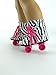 Rockin' Zebra Roller Skates for 18