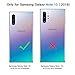 ROBO Galaxy Note 10 Waterproof Case, Built-in Screen Protector 360° Shockproof Protective Case with Dirtproof Snowproof Full Body Cover Suitable for Samsung Note 10 2019 (Black+Transparent)