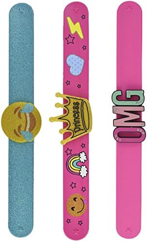 Moulin Children's Silicone Slap Bracelet set of 3 in assorted color &amp; design #07074.77962