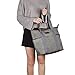 Canvas Tote Bag for Women,Sunny Snowy Large Tote Bags,Work School Shoulder Bag,8002,Gray