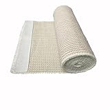 Cotton Elastic Bandage 2 Pack. 6 Inches Wide x (13 to 15 ft. When Stretched) with Hook and Loop Closure on Both Ends, Latex Free Bandage. Perfect Compression Wrap for Varicose Veins,Sprained Ankle
