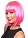 H&N Hair Short Pink Bob Wigs for Women 13