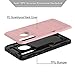 Leptech Galaxy A20 Case with Soft TPU Screen Protector, Wallet Credit Card Holder Dual Layers Heavy Duty Protection Phone Cover Case for Samsung Galaxy A50/A20/A30 (Rose Gold)