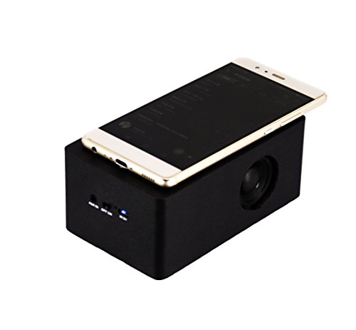 Wireless Touch Speaker. Compatible All Mobile Devices Wooden Wireless Sound Amplifier iPhone & Android System