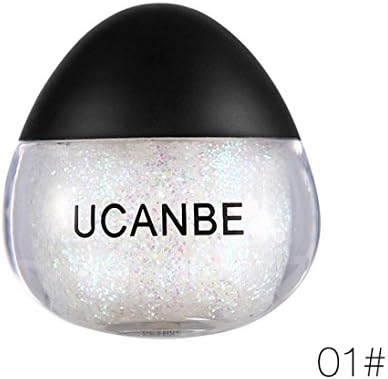 Light Lifting Powder, USCOOL Makeup Glitter Eyeshadow Shimmer Pigment Loose Powder Beauty Makeup Eye Shadow (Black-A)