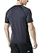 TSLA Men's UPF 50+Swim Shirt Loose-Fit Swim Tee Rashguard Top,Active Sun Block(mss01) - Charcoal & Black, Large.