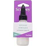 Sculpey® Satin Glaze, Non Toxic, 1 fl oz. bottle with precise flow twist cap. Will add a satin finish to your baked polymer o