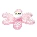Nookums Cooling Teether - Promotes Healthy Oral Development - Compatible with All Nookums Paci-Plushies - 100% Silicone and Filled with Sterilized Water - Fridge Safe - 6 Different Textures (Pink)