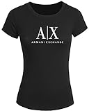 Armani Exchange For 2016 Womens Printed Short Sleeve tops t shirts