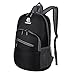 Lightweight Packable Backpack Water Resistant Travel Hiking Daypack for Men & Women (Black)