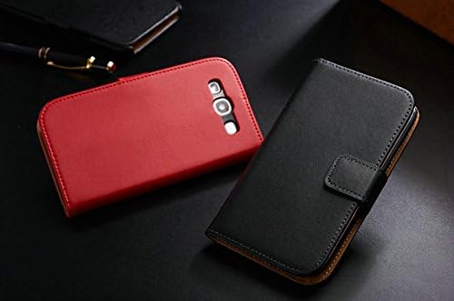 Galaxy s3 Case, Galaxy s3 Wallet Case, [Kickstand Feature] S3 Wallet Case, Luxury PU Leather Wallet Case Flip Folio Cover Built-in Card Slots Stand For Samsung Galaxy S3 (Red)