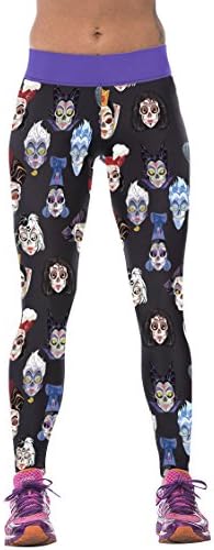LOV ANNY Womens Stylish Ugly Cartoon Printed Absolute Workout Tights