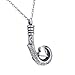 HooAMI Fish Hook Memorial Ash Urn Necklace Stainless Steel Cremation Jewelry