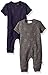 Rosie Pope Baby Boys 2 Pack Romper, Stars, 3-6 Months