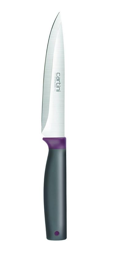 Godrej Cartini Stainless Steel Kitchen Knife, Grey and Purple