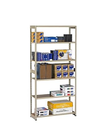 Amazon Com Tennsco Rgl 1836s Regal Shelving Starter Unit 6