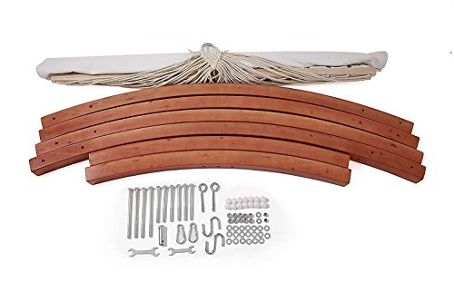 OnCloud Hammock Wood Arc Stand with Double Hammock (10.5 ft)