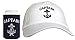 Funny Sailing Embroidered Captain Hat Embroidered Cap Funny Beer Coolie Can Cooler Gift Set Bundle White