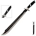 War Hunter Sawback Machete with Nylon Sheath - Stainless Steel Blade, Serrated Spine, Full-Tang, Corrosion-Resistant Finish, Pakkawood Handle, Steel Guard, for Efficiently Clearing Brush - Length 24
