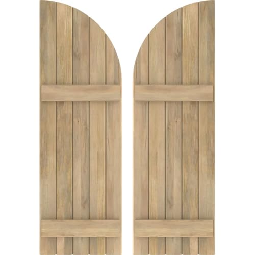 Ekena Millwork ARW101BQ518X75UNH Americraft Five 2 Exterior Real Wood Joined Bo…