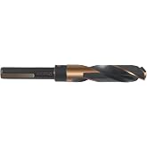 Accusize ANSI S&amp;D Drill Shank Degree, 3/4 in, 0412-0034 | 3/4" ANSI M35(HSS+5% Cobalt) S&amp;D Drill, 1/2" Shank, 135-Degree Split Point, Reduced Shank