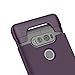 Encased Case Compatible with LG V20 Ultra Thin Purple Bumper (2016 SlimShield Edition) Full Coverage, Hybrid Tough Shell
