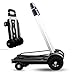 Anleolife Folding Carts with 4 Wheels Grocery Travel Dolly Back Saver Luggage Carts Car Seat Carrier (Heavy Duty 110lb max)