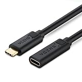 USB C Extension Cable, VCZHS 0.5m USB Type C Extension Cable Male to Female USB C Cable Extension Extender Cord Type C Thunderbolt 3 for Nintendo Switch MacBook Pro Samsung Galaxy