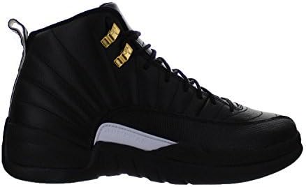 Air 12 Retro Men Basketball Running Sneakers Metallic Gold Leather Athletic Shoes For Men Black