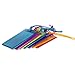 14 Pack TravelMore Luggage Tags for Suitcases, Flexible Silicone Travel ID Identifier Labels Set for Bags & Baggage - Multi Color Pack