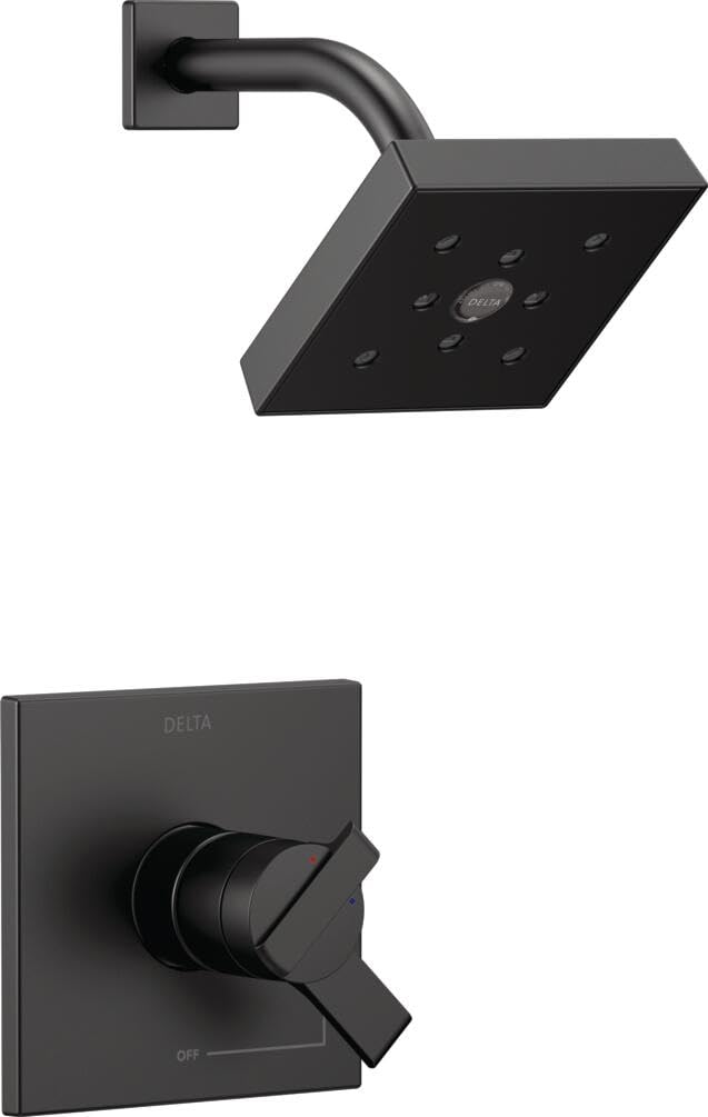 Delta T17267-BL Faucet Ara Monitor 17 Series Shower Trim, Matte Black