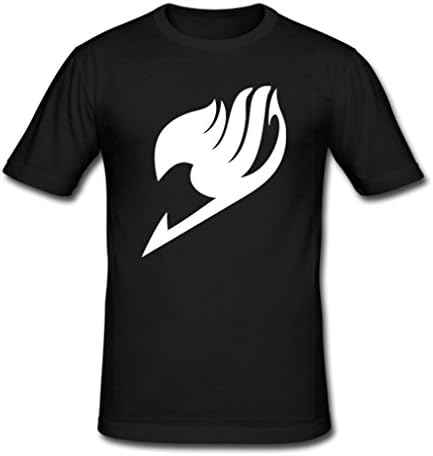 HJGBEDS Boy Mens Japan Anime Fairy Tail Bird Logo Custom Tshirt Tees