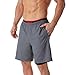 Saxx Men's Kinetic 2n1 Train Walkshorts,Medium,Dk Charcoal