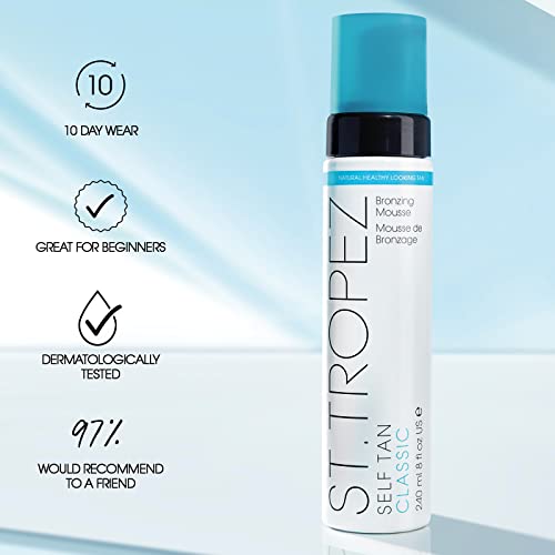 ST TROPEZ Self Tan Classic Bronzer Mousse Foam, Original Fake Tan