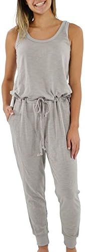 PPLA 'Standard' Reese Knit Jumpsuit in Grey (Large, Grey)