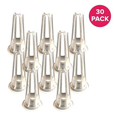 Think Crucial Replacement Grow Baskets Fit AeroGardens, Works with Grow Sponges (30 Pack)