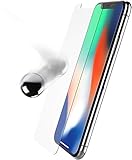 OtterBox iPhone Xs & iPhone X Glass Screen Protector for OtterBox DEFENDER, COMMUTER, SYMMETRY Case & Lifeproof NUUD, NEXT & SLAM Case - Non-Retail Packaging - Clear