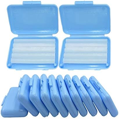 AZDENT Dental Orthodontics Blue Mint Scent Wax – 10 Pack – Braces Relief Irritation