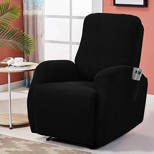 image for Rose Home Fashion RHF 4 Separate Piece Stretch Recliner Slipcovers, Re