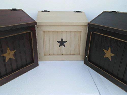 Primitive Country Wood Counter Top Potato/Onion Storage Bid Food Safe - Thumbnail 3