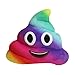 Wemi Emoji Plush Toys Cartoon Cushion 14 inches Poop Stuffed Rainbow Pillows Dolls