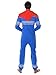 Tipsy Elves Ugly Christmas Sweater Party - Reindeer First Date Blue & Red Adult Jumpsuit