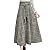 Abetteric Womens Fall Winter Woolen Plaid Retro Long Belted Design Skirt