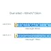 Soft Measure Tape Measuring ULG Sewing Tailor Flexible Cloth Ruler Body Measurement 60 Inch 150cm Pack of 3 Blue