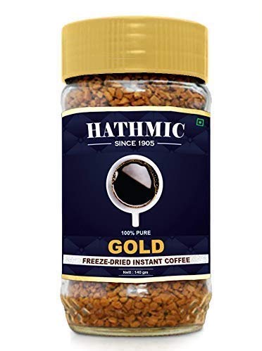 Hathmic Gold Freeze Dried Instant Coffee, 140 GMS