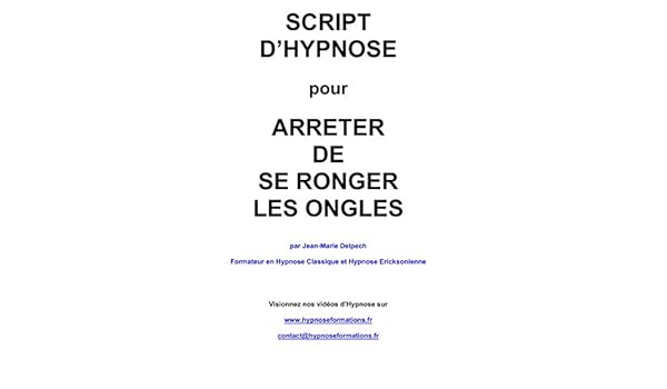Arrêter De Se Ronger Les Ongles French Edition Kindle