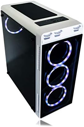 Alarco Gaming PC Desktop Computer White Intel i5 3.10GHz,8GB Ram,512GB SSD Storage,Windows 10 pro,WiFi Ready,Video Card Nvidia GTX 650 1GB, 4 RGB Fans 8 Alarco Gaming PC Desktop Computer White Intel i5 3.10GHz,8GB Ram,512GB SSD Storage,Windows 10 pro,WiFi Ready,Video Card Nvidia GTX 650 1GB, 4 RGB Fans